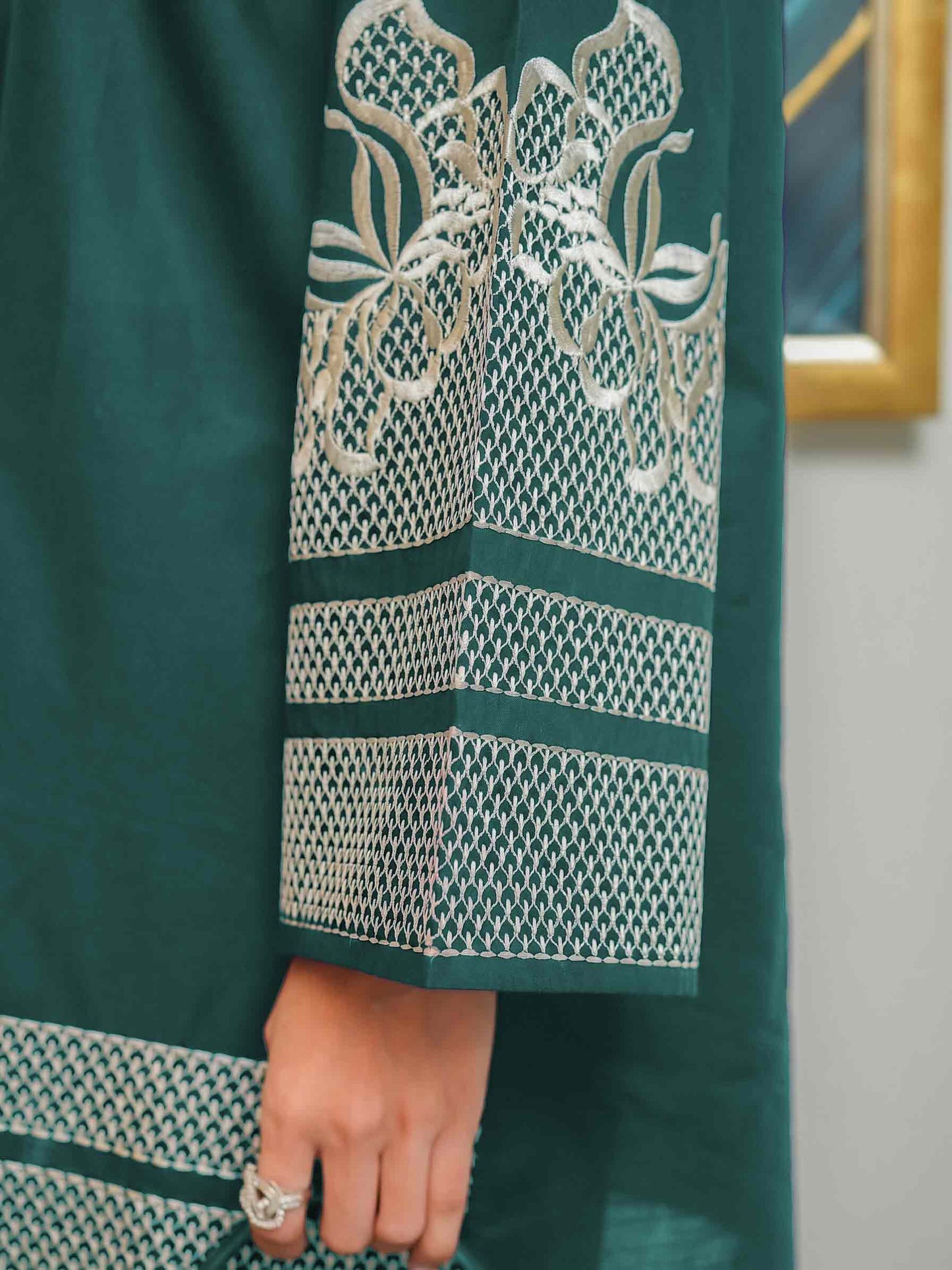 German Cotton Silk Co-ord Set