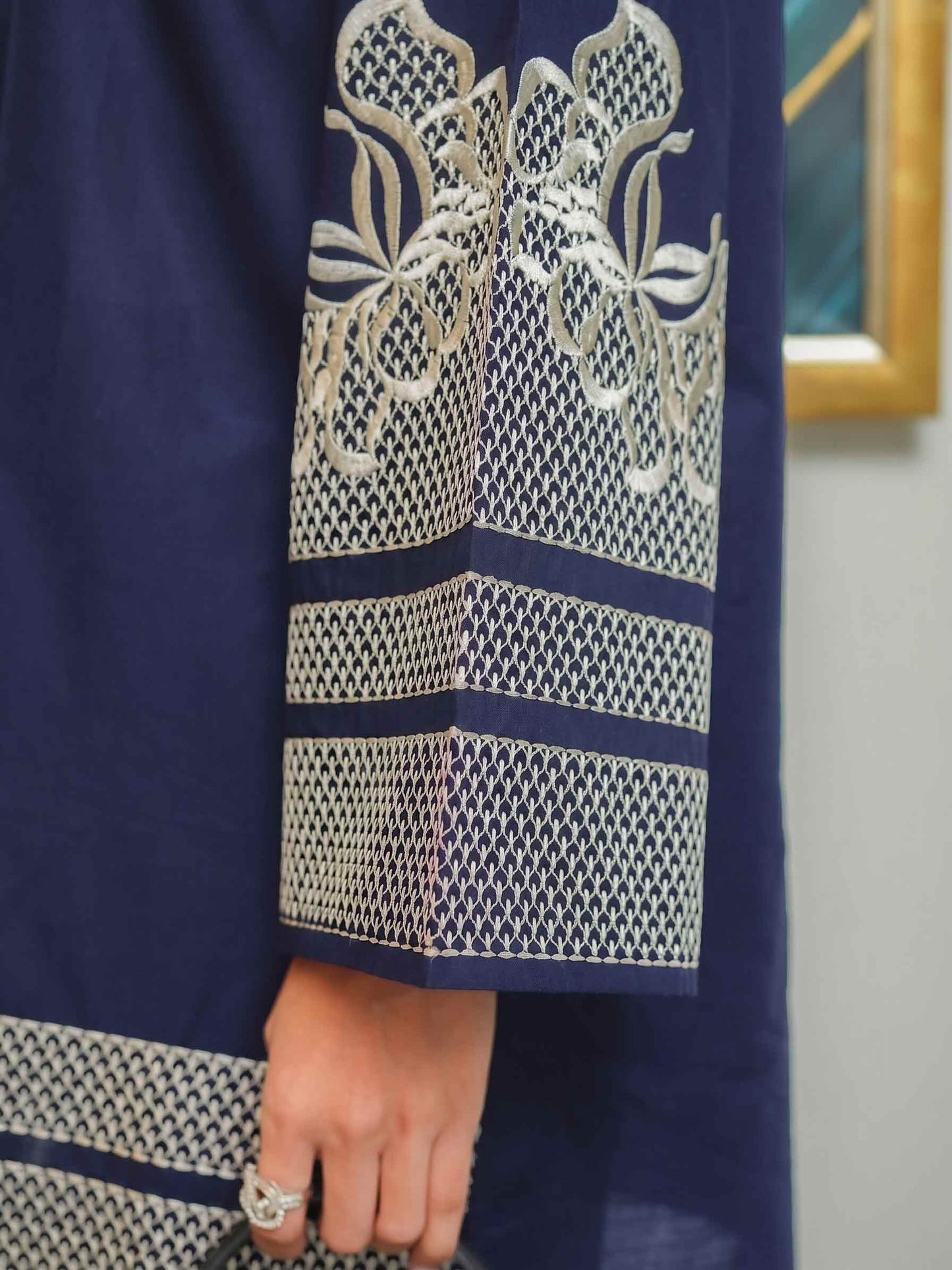German Cotton Silk Co-ord Set