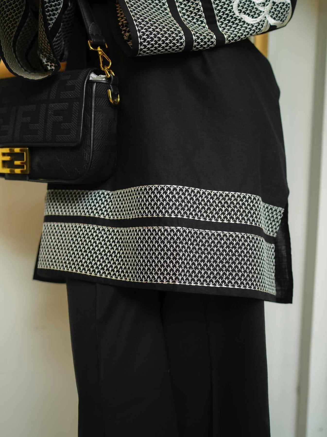 German Cotton Silk Co-ord Set