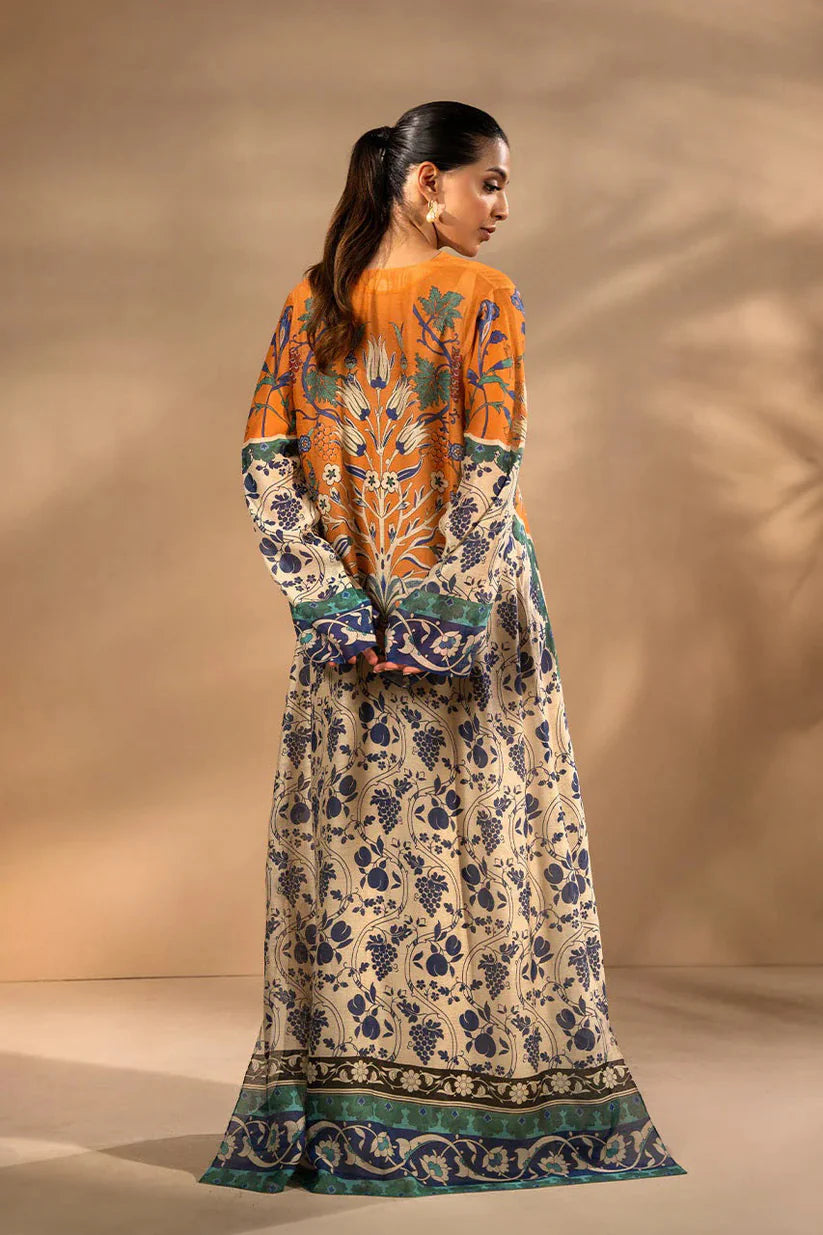 Layla Cotton Viscose Kaftan Coord Set