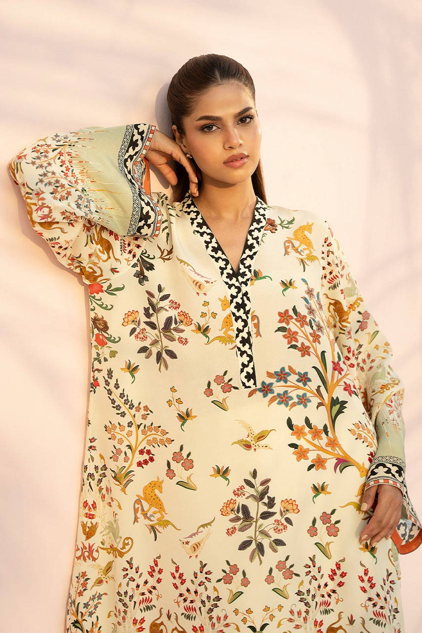 Flowy Median Crepe Co-ord Set for Women