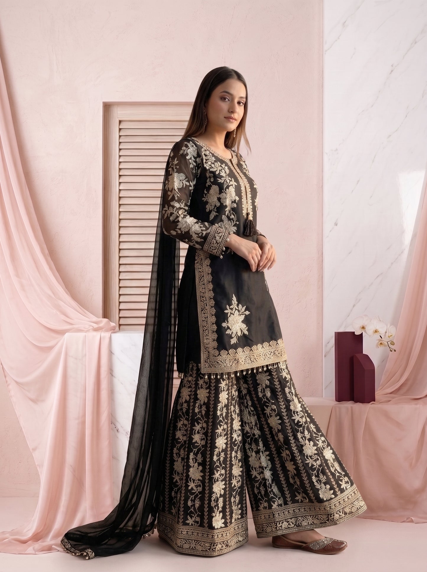 Zara Embroidered Pakistani Coord Set