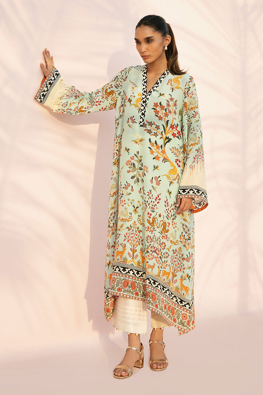 Flowy Median Crepe Co-ord Set for Women