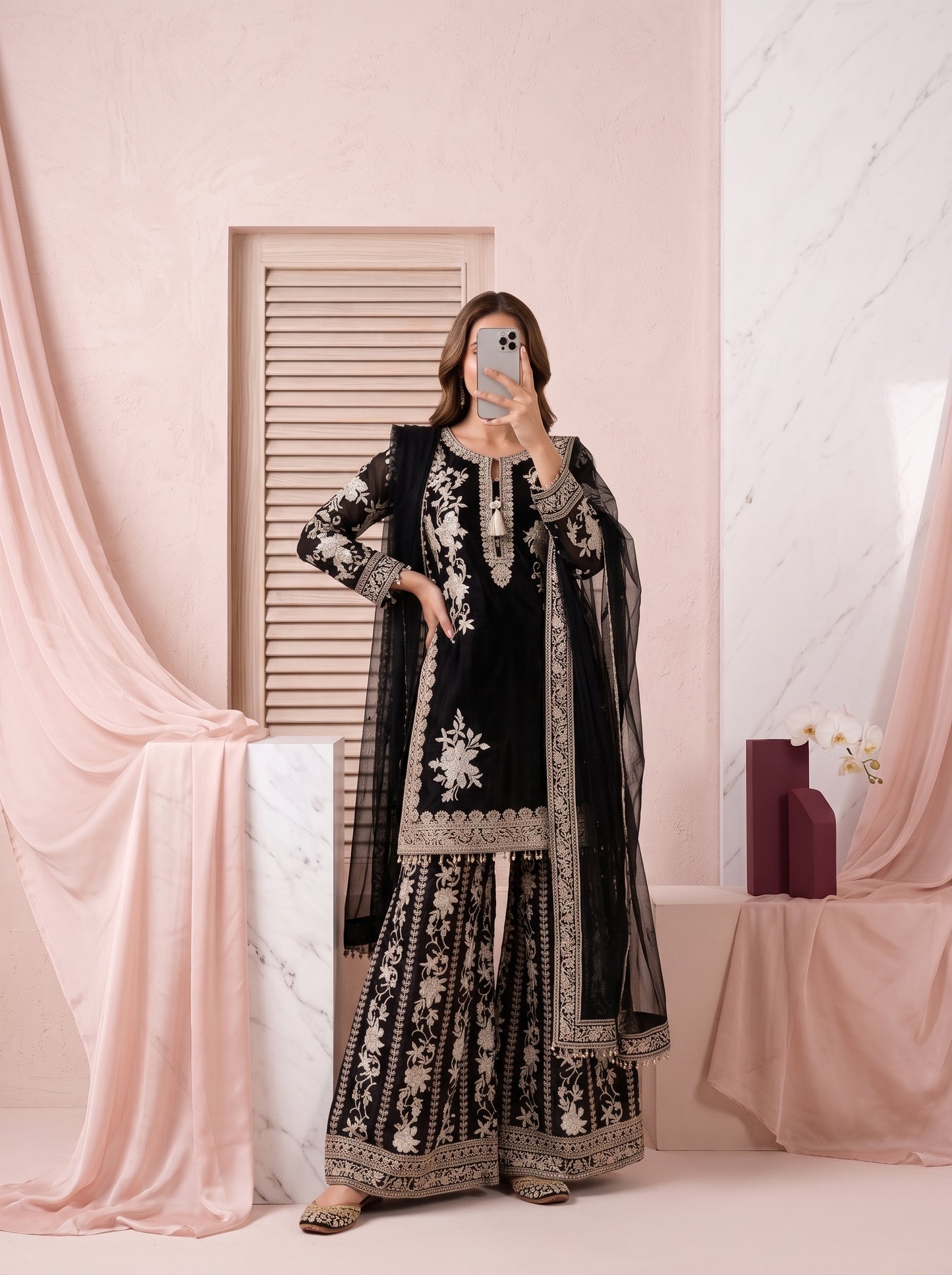 Zara Embroidered Pakistani Coord Set
