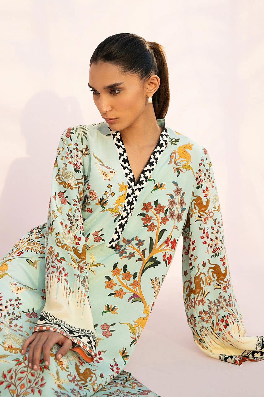 Flowy Median Crepe Co-ord Set for Women